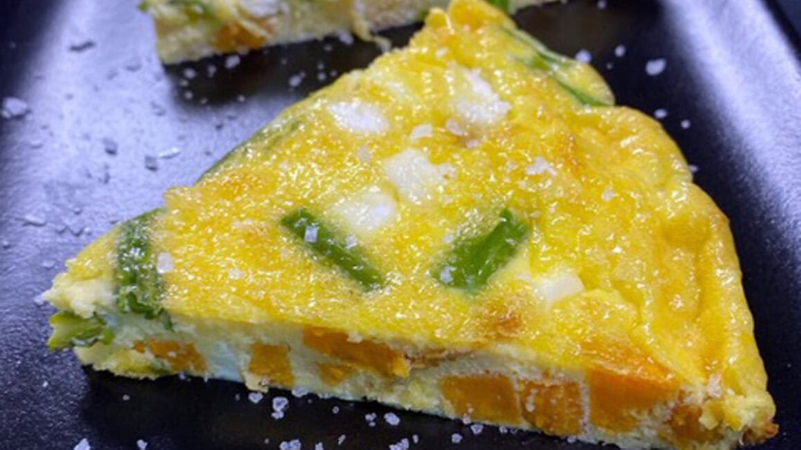 Vegetarian Recipe: Chef Stephan Schulz’ Fresh Organic Asparagus and Sweet Potato Frittata