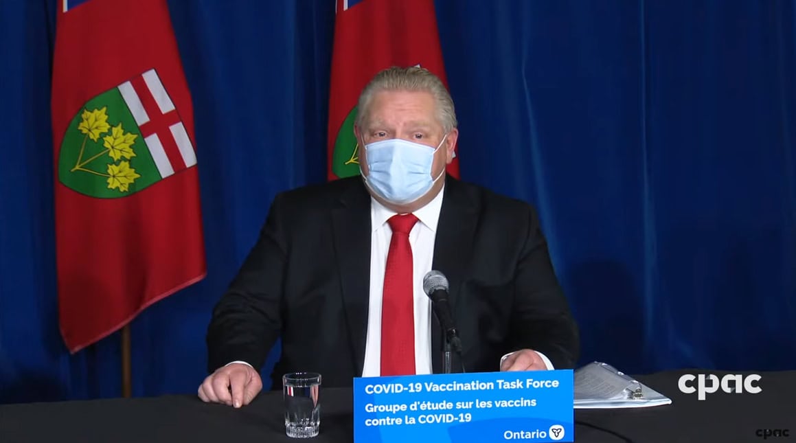 Ontario adjusts vaccination plan due to Pfizer-BioNTech shipment delays