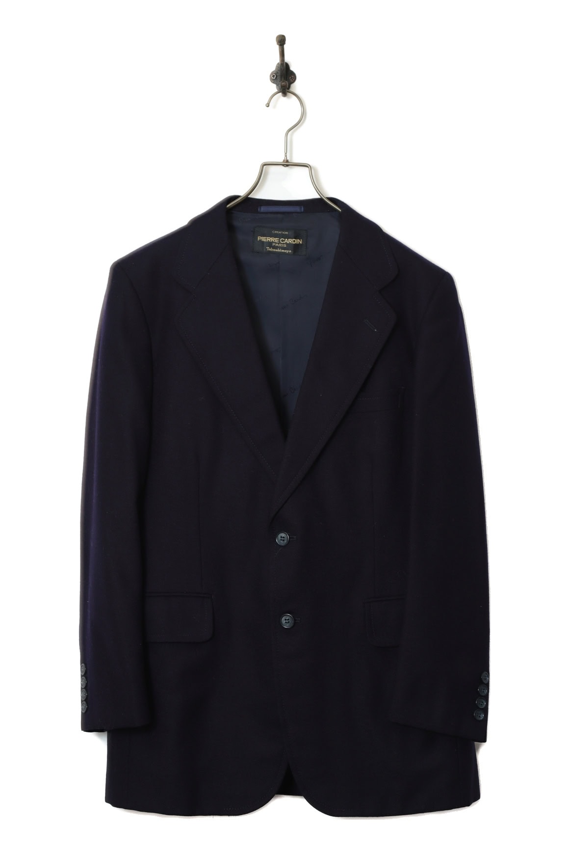 USED PIERRE CARDIN DOUBLE WOOL TAILORED JACKET/L