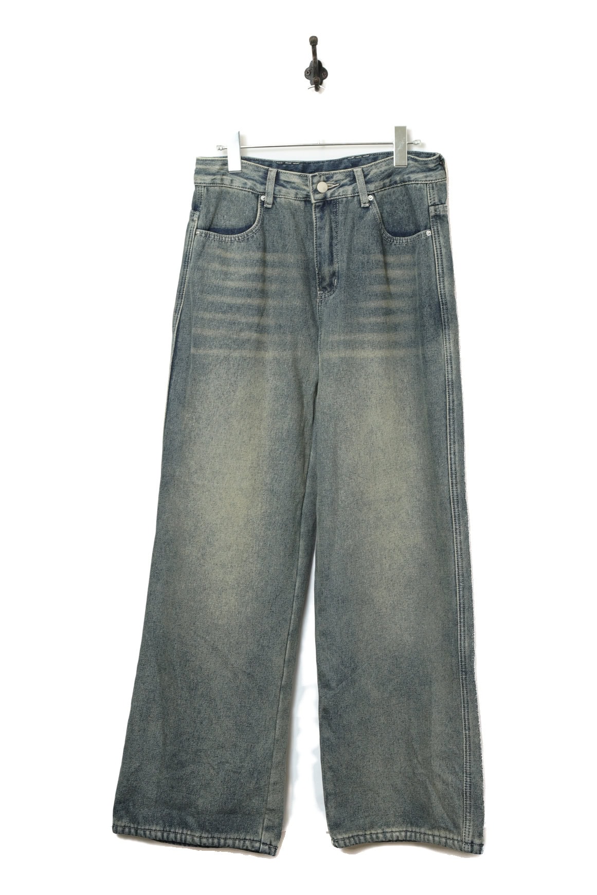 VINTAGE WIDE DENIM PANTS/W74