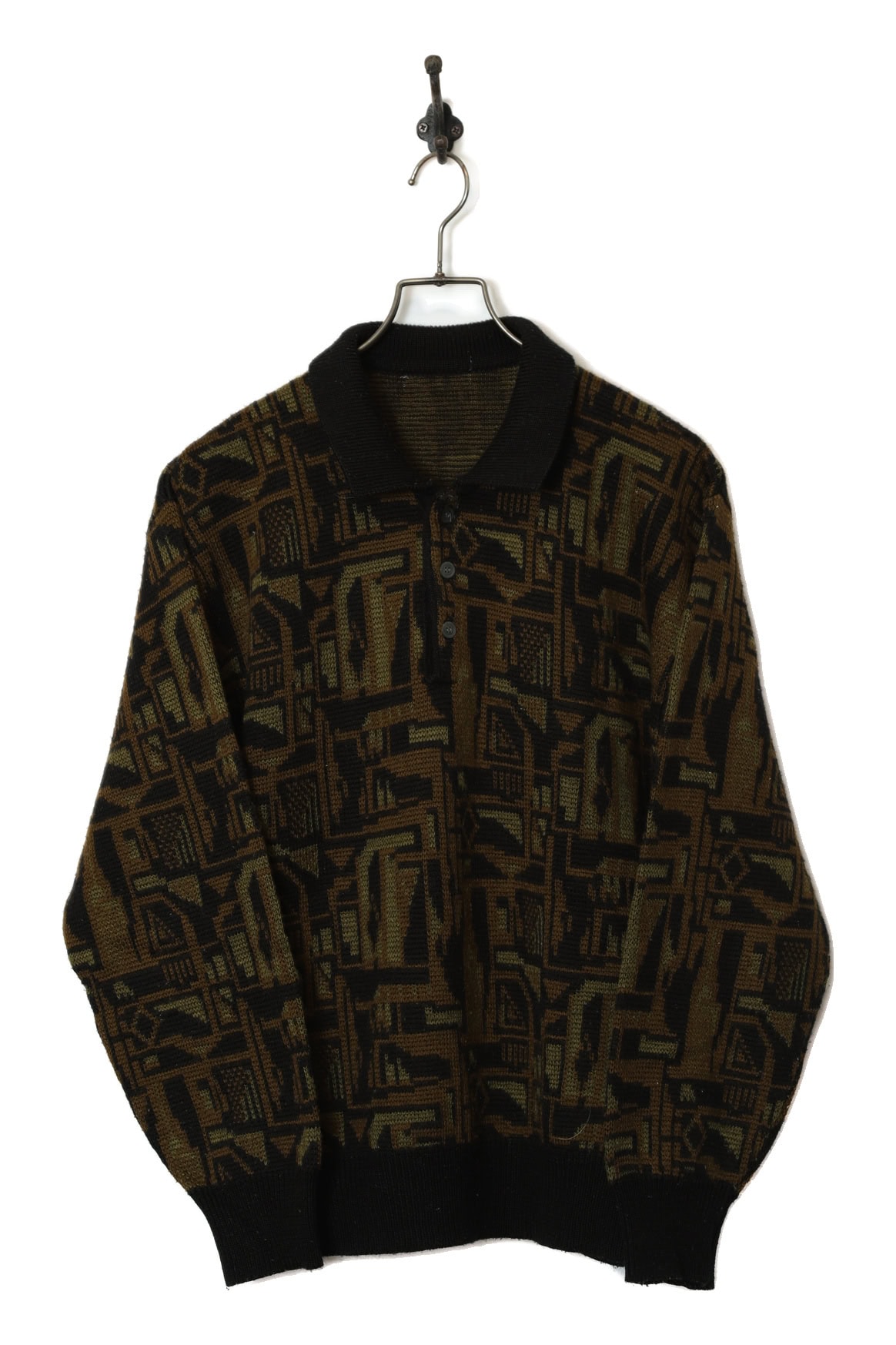 VINTAGE KNITTED PULL-OVER SWEATER/M