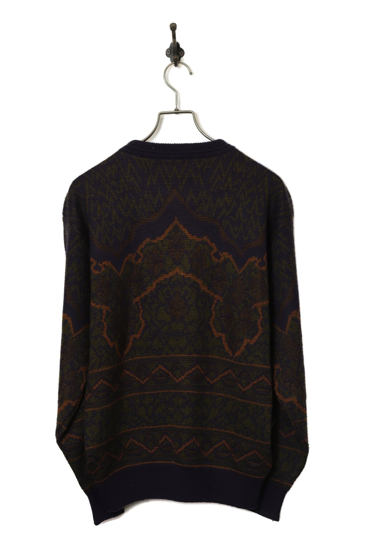 VINTAGE JAQUARD KNIT SWEATER/M - 画像 (6)