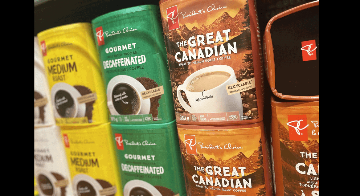 Loblaw launches new sustainable packaging on PC® and no name® coffee products