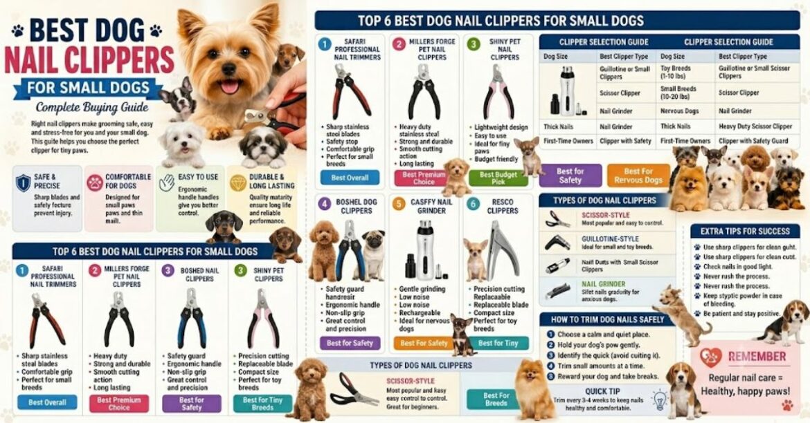 best dog nail clippers for small dogs complete buying guide