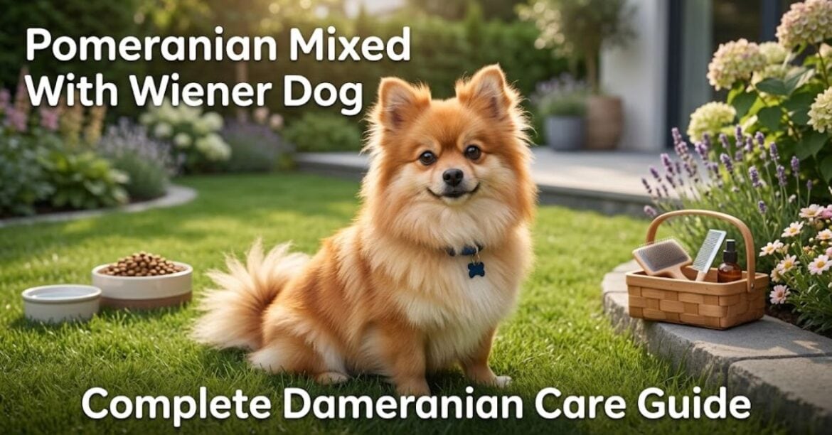 pomeranian mixed with wiener dog complete dameranian care guide
