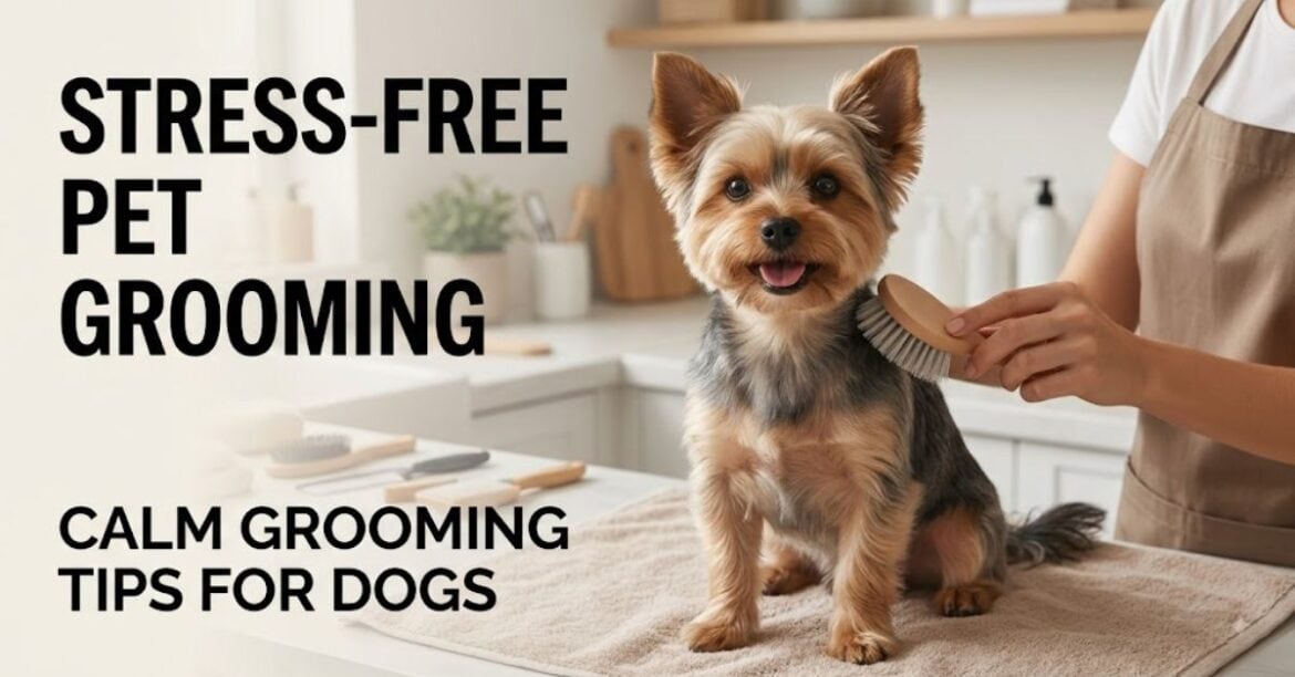 stress free pet grooming calm grooming tips for dogs
