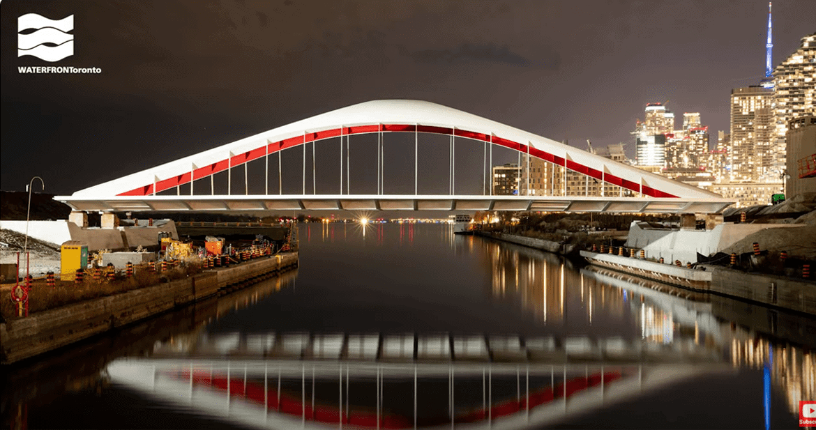 Two New Bridges and Roads Open in the Port Lands