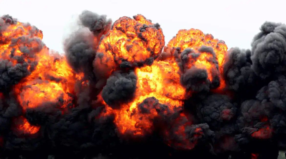 Explosion fire from Houston pipeline incident in La Porte, Texas