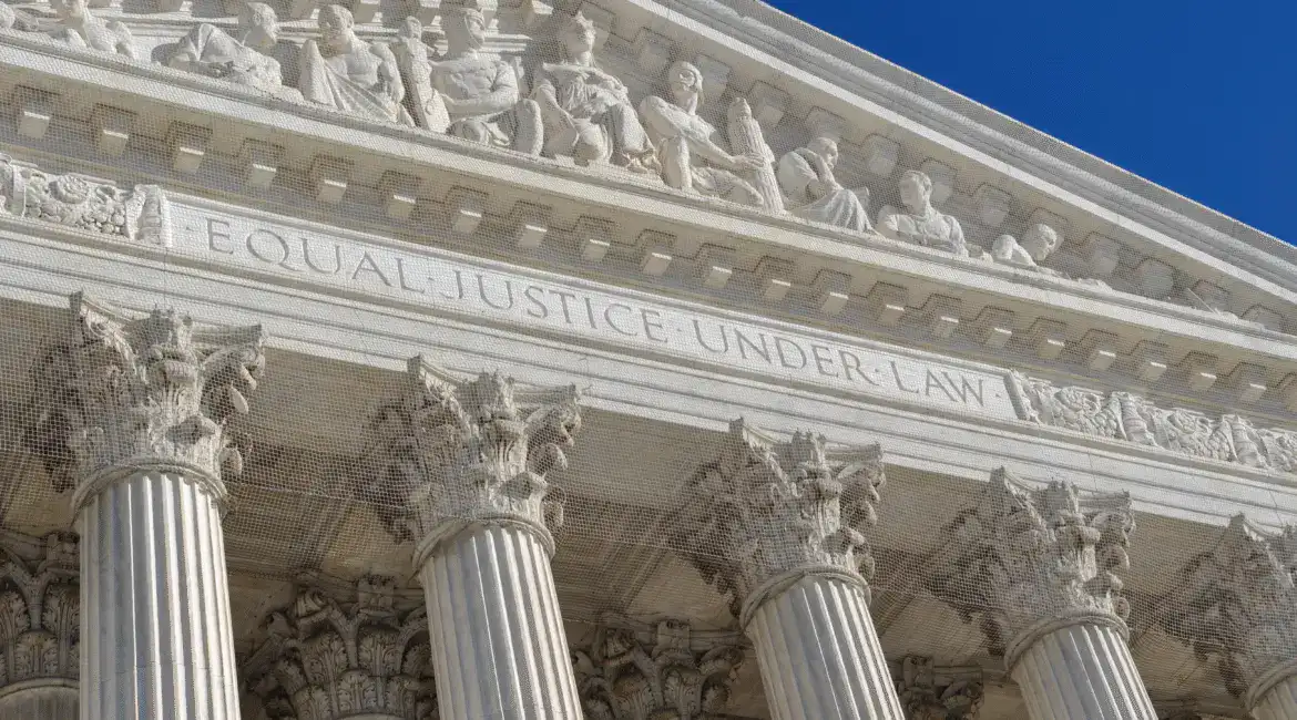 top accident lawyer near me - Equal Justice Under Law engraved on the Supreme Court building