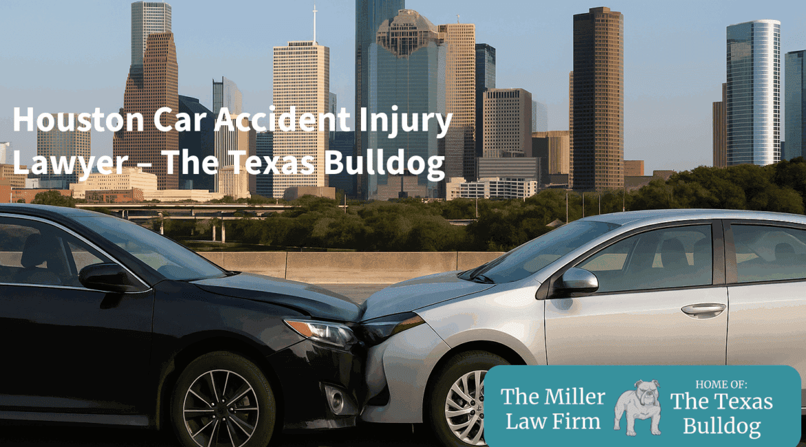 Houston car accident injury lawyer representing crash victims at The Miller Law Firm – The Texas Bulldog