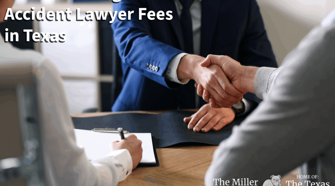 Texas attorney discussing car crash settlement fees with client