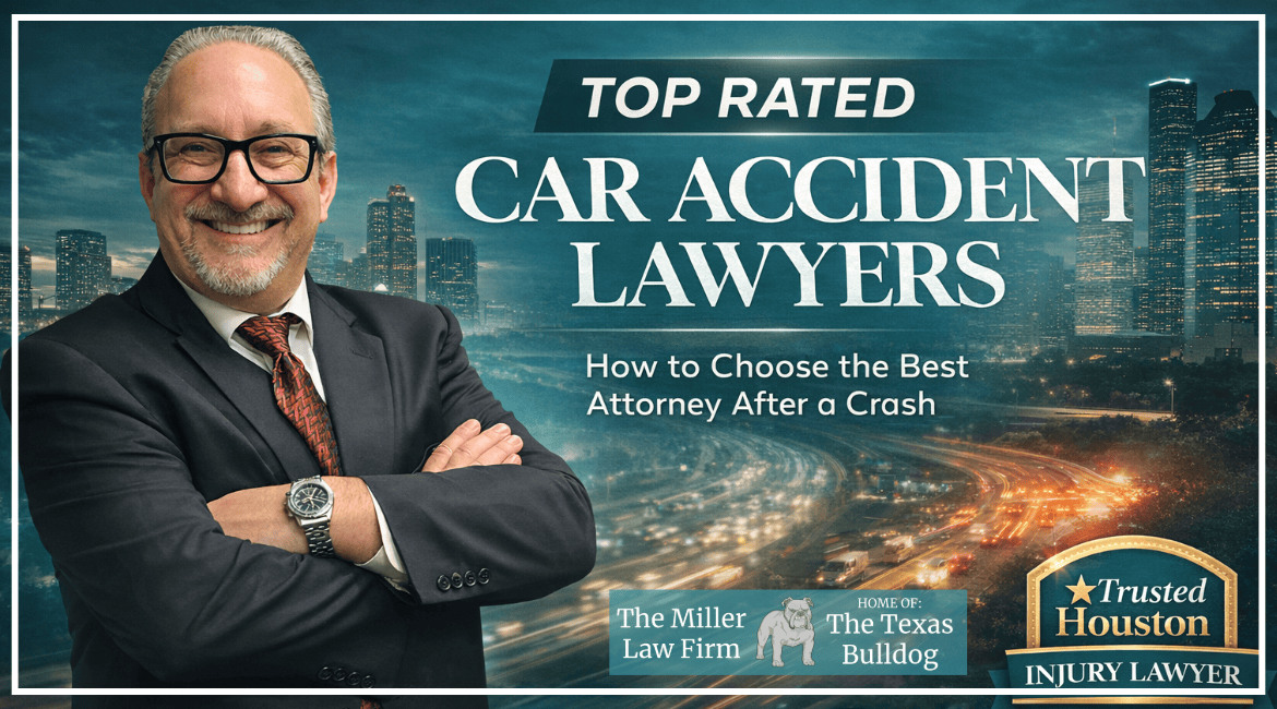 Top rated car accident lawyer Adam Miller helping Houston crash victims choose the best attorney