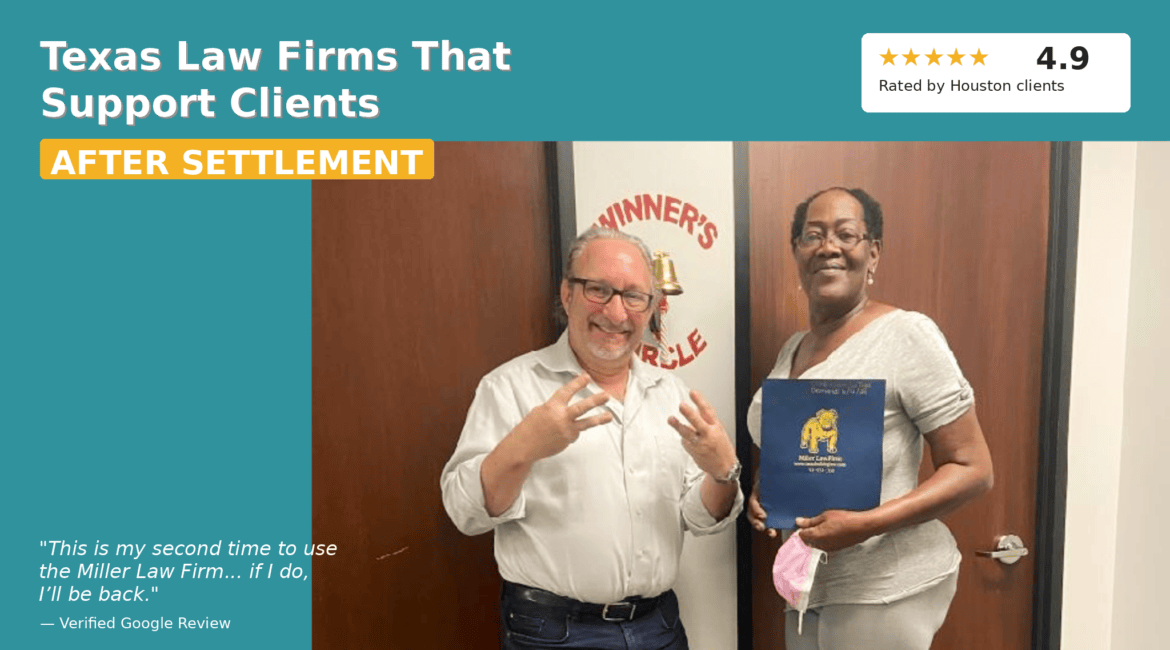 Houston personal injury client returns to same law firm after multiple accident cases with The Texas Bulldog
