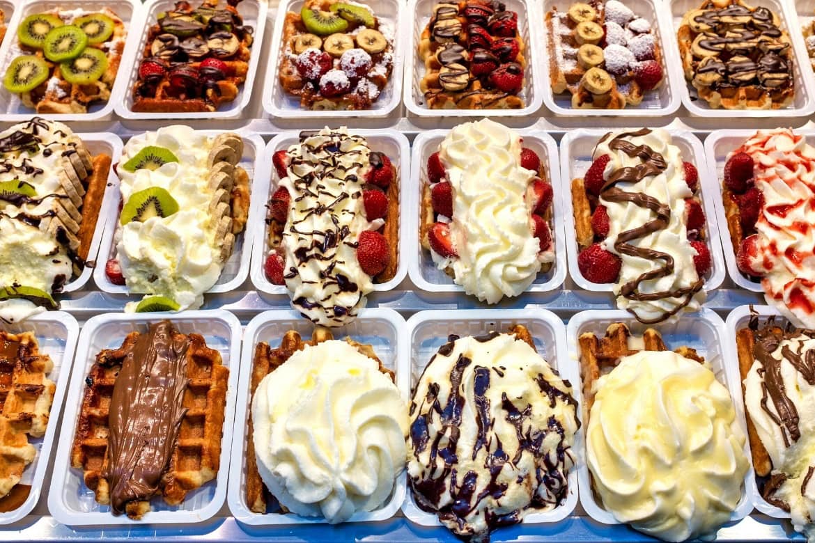 The best food in Belgium