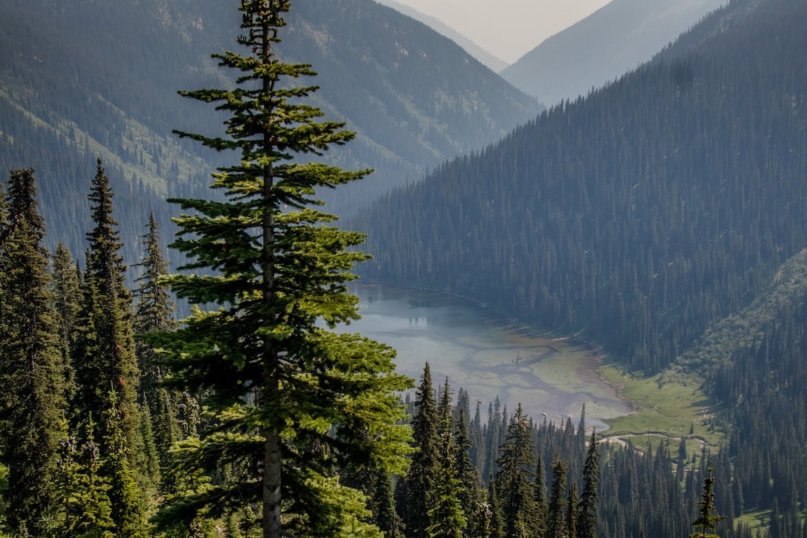 Gibson Lake in Kokanee Glacier Provincial Park