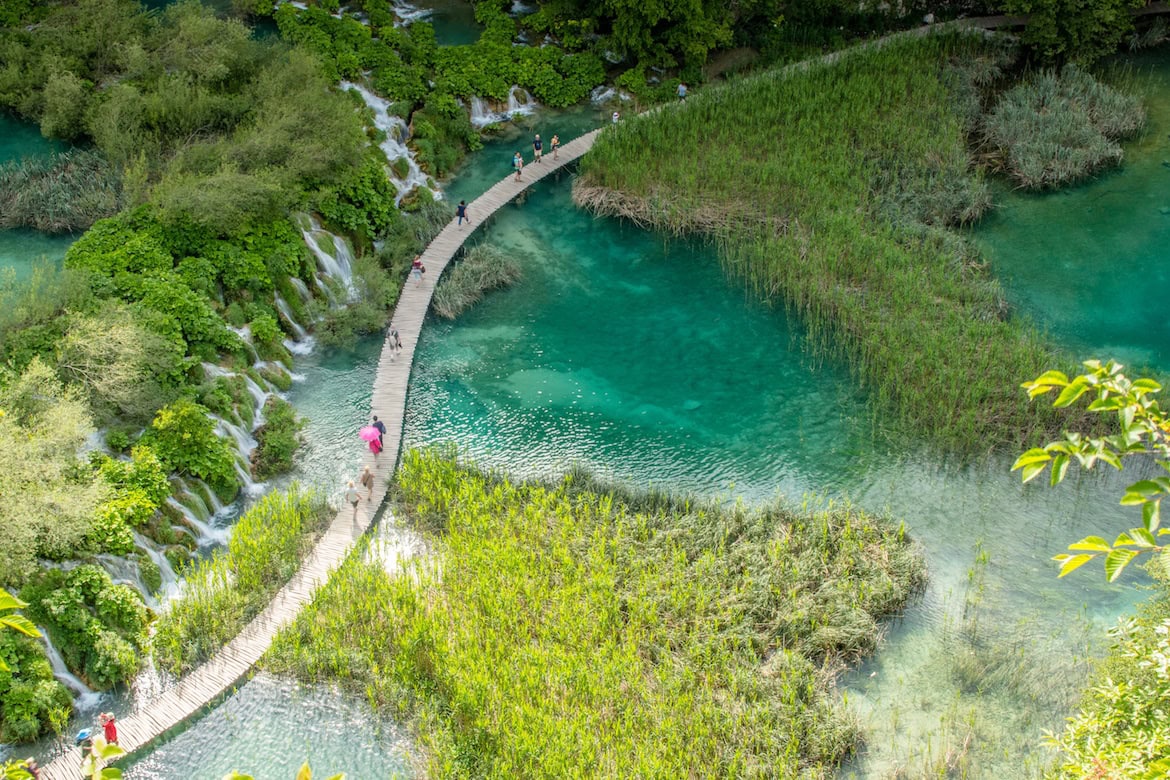 Plitvice Lakes National Park in Croatia