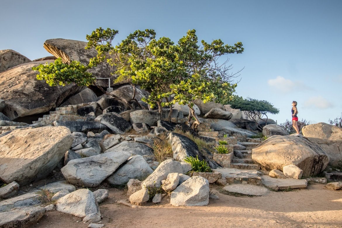 The Casibari Rocks in Aruba