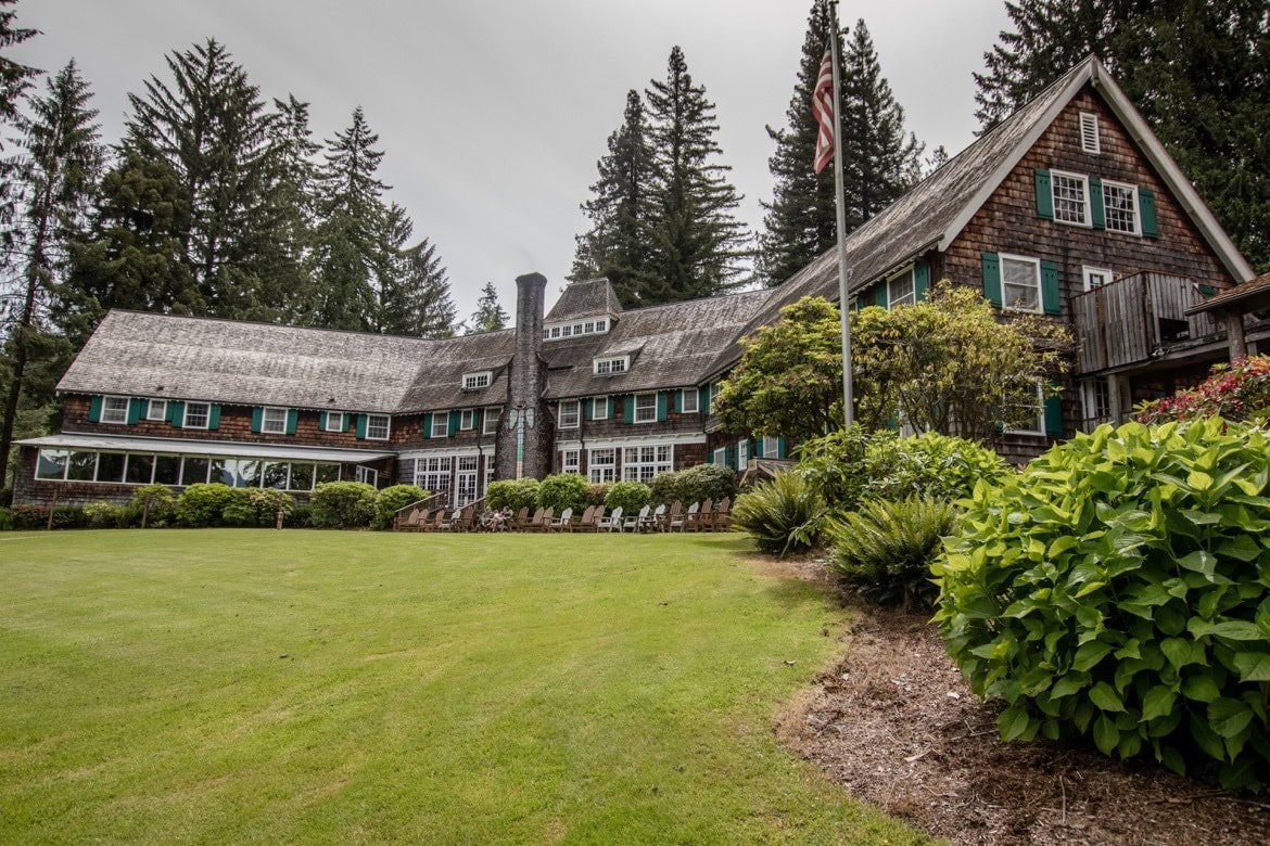 The historic Lake Quinault Lodge in Olympic National Park