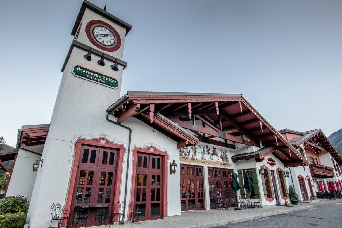 The Starbucks in Leavenworth