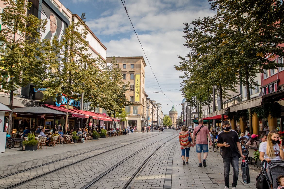 Shopping in Planken, Mannheiim, Germany