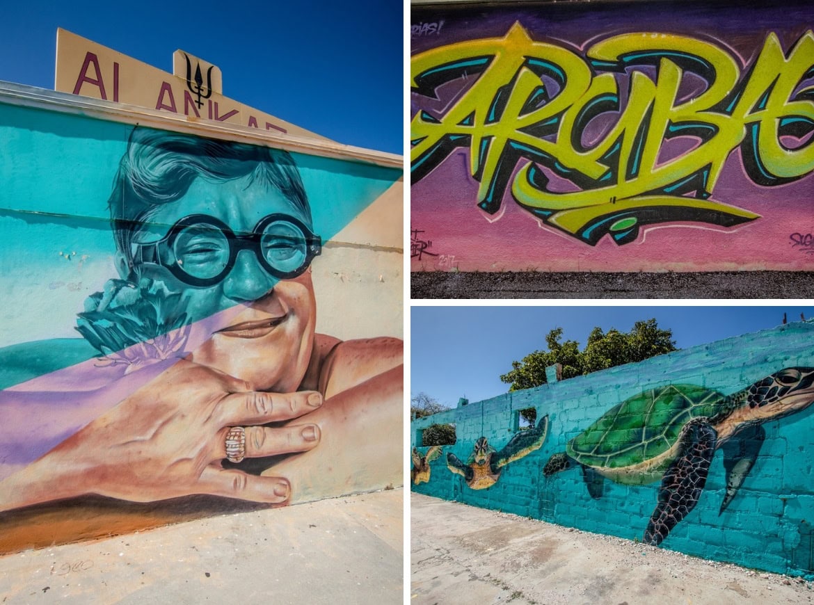 Street art in San Nicolas, Aruba