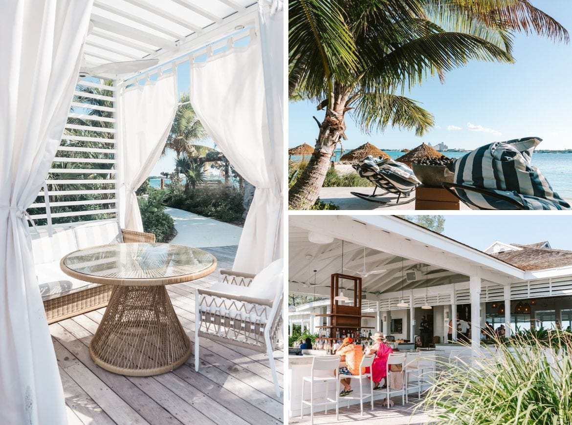 The private island at Sandals Royal Bahamaian resort