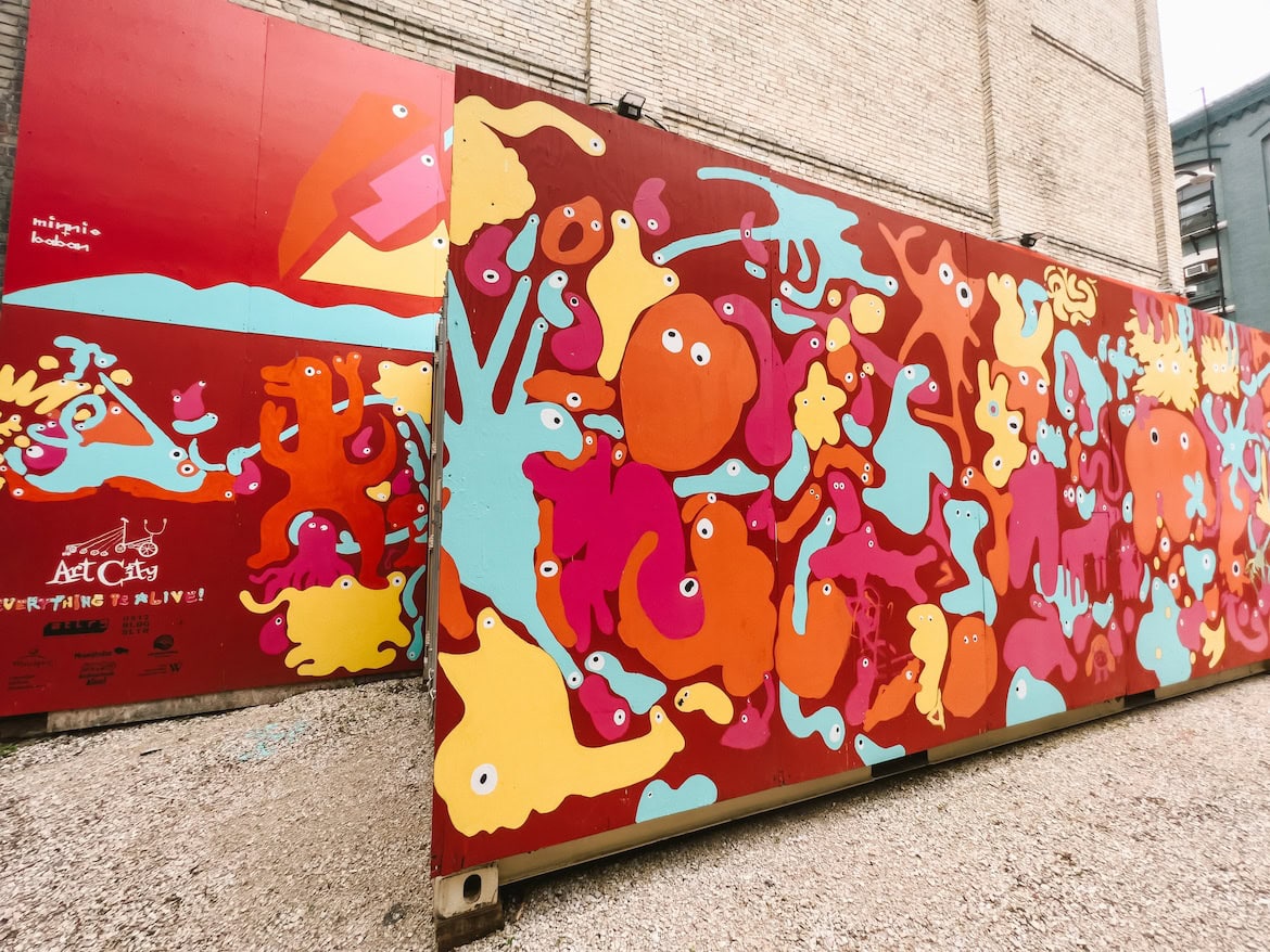 Street art in the Exchange District