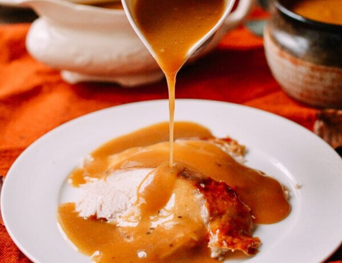 Gravy for Christmas turkey