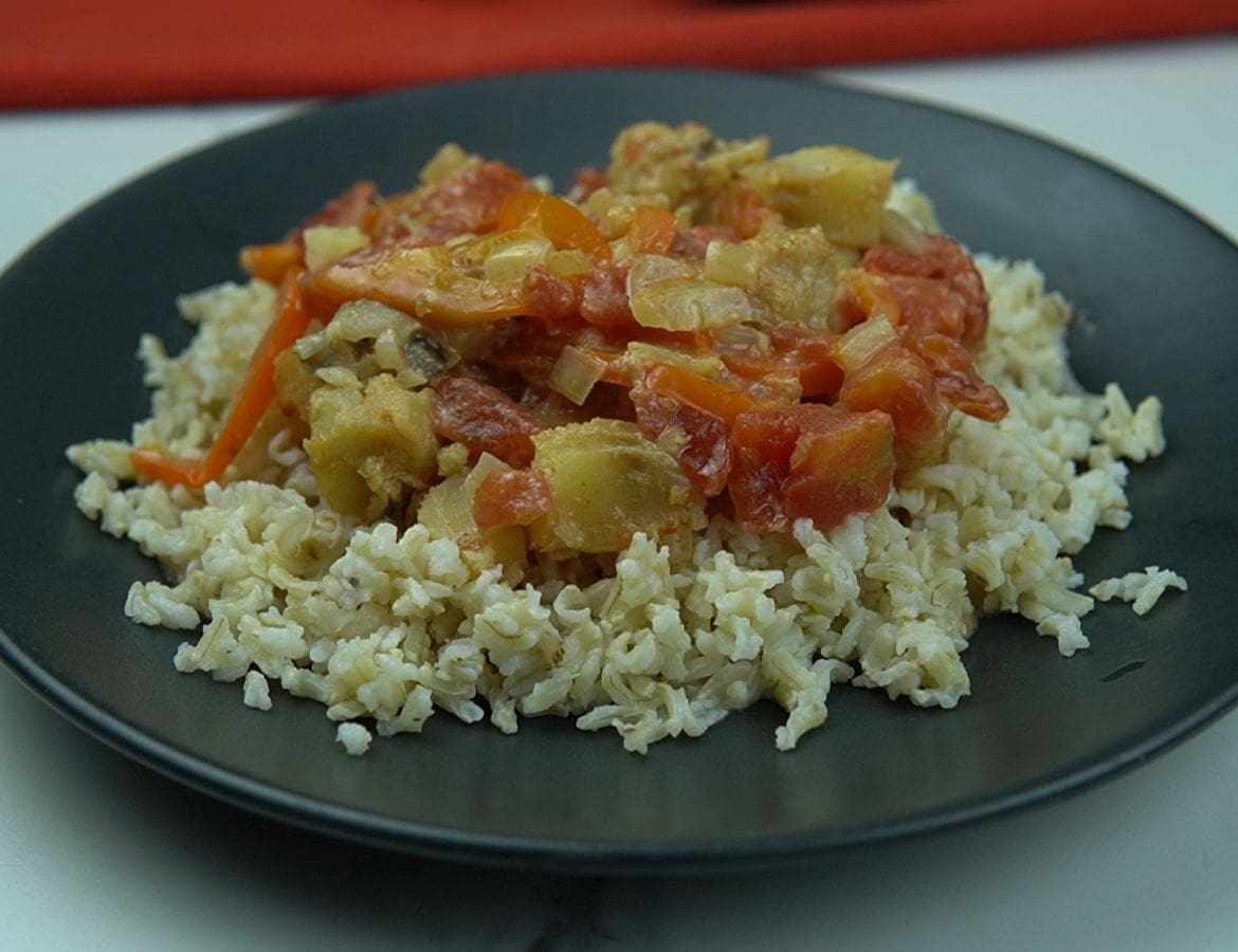 Brazilian fish stew