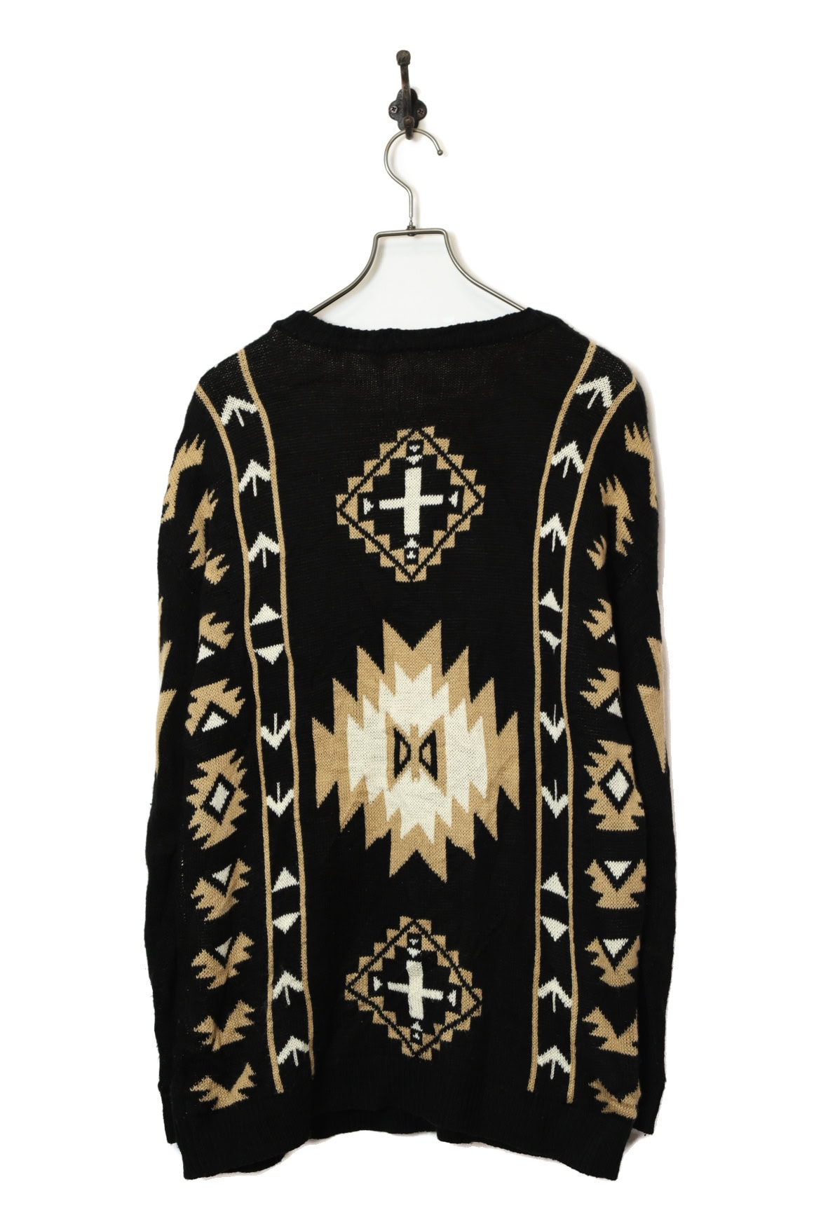 VINTAGE JAQUARD KNIT SWEATER/L - 画像 (6)