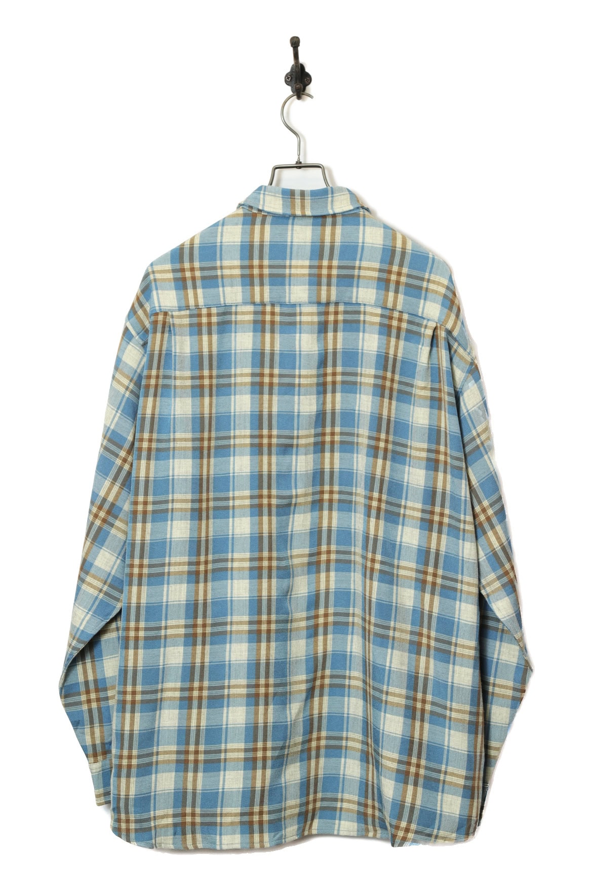 USED WOOLY CHECK SHIRT/L - 画像 (6)