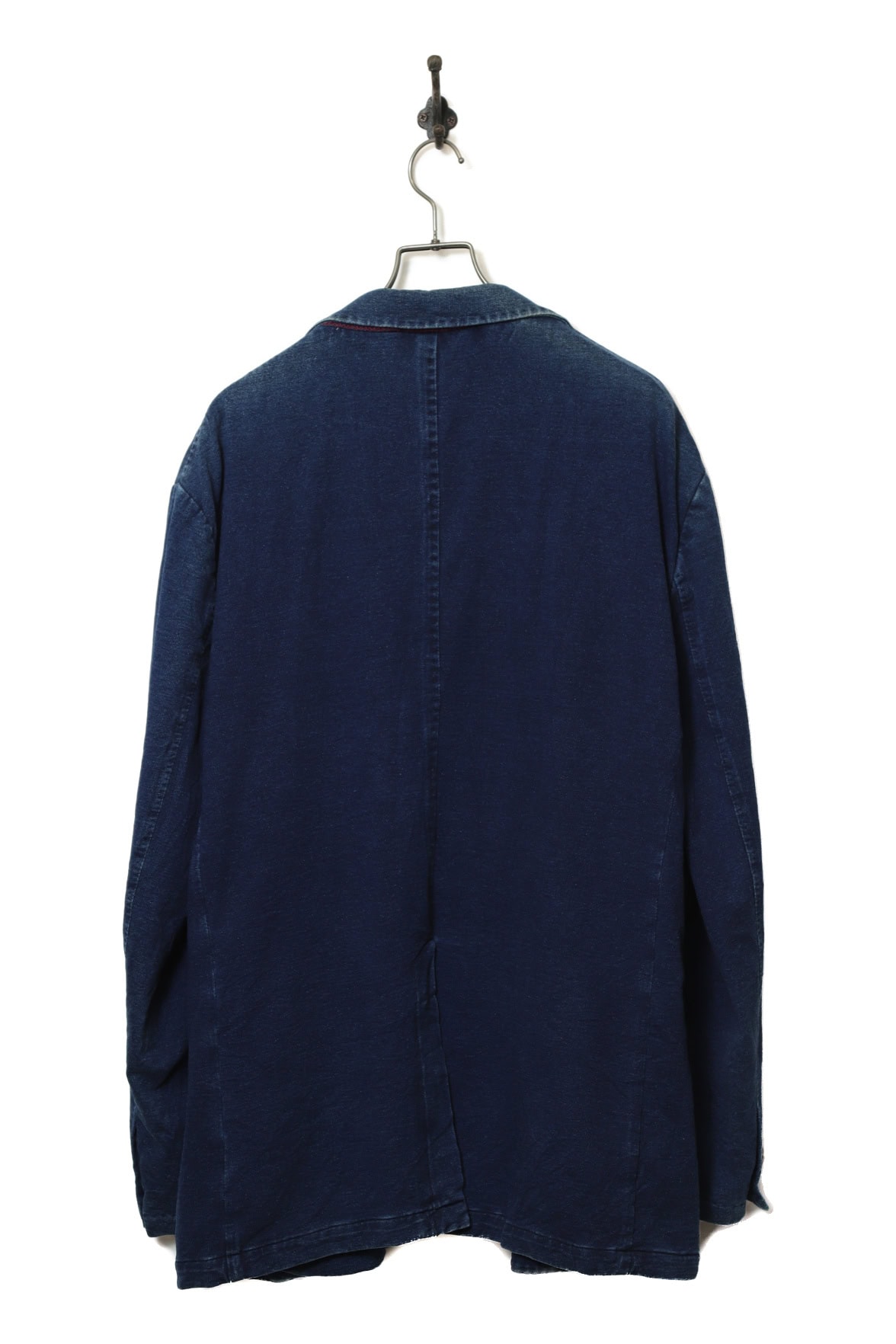 VINTAGE KNITTED DENIM TAILORED JACKET/XL - 画像 (7)