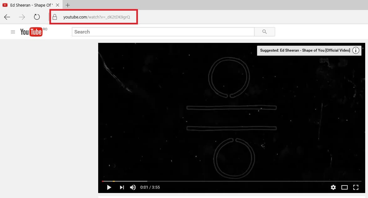 Select the Video