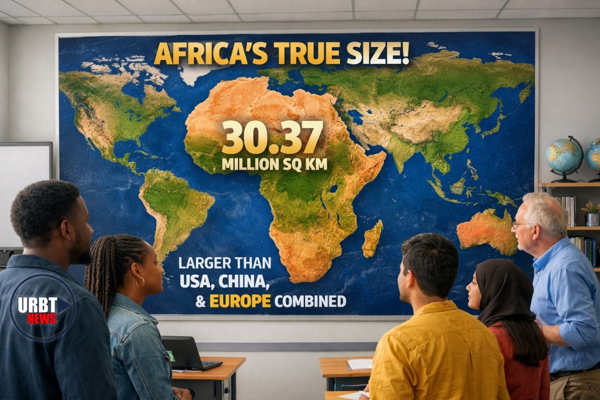 The African Union (AU) is once again calling on global institutions to change world maps. They want maps to accurately represent Africa’s true size. Current map projections have distorted perceptions of the continent for centuries. The widely used Mercator projection shrinks Africa while enlarging Europe and North America.