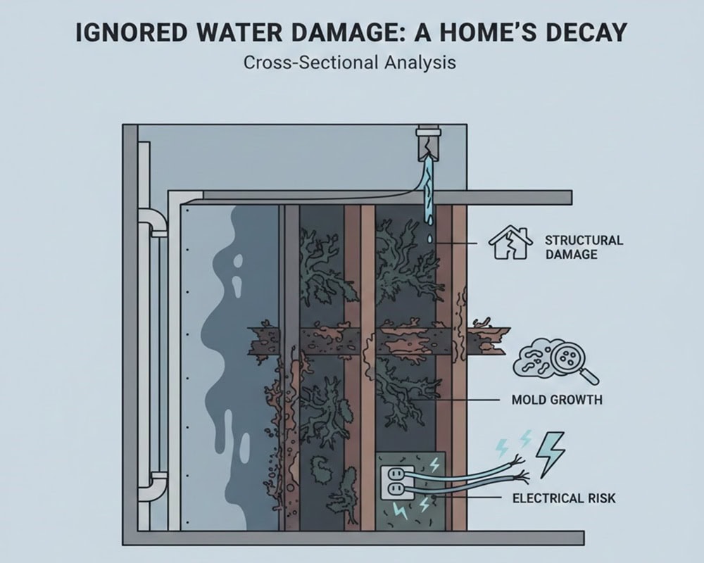Ignored water damage