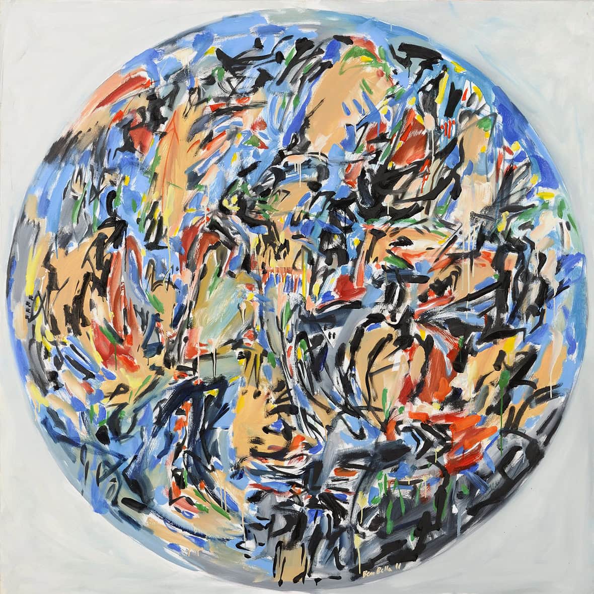 Planète (2011) 150x150cm