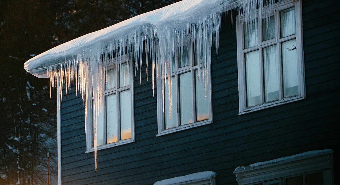 Why you should be concerned about icicles forming on your gutters