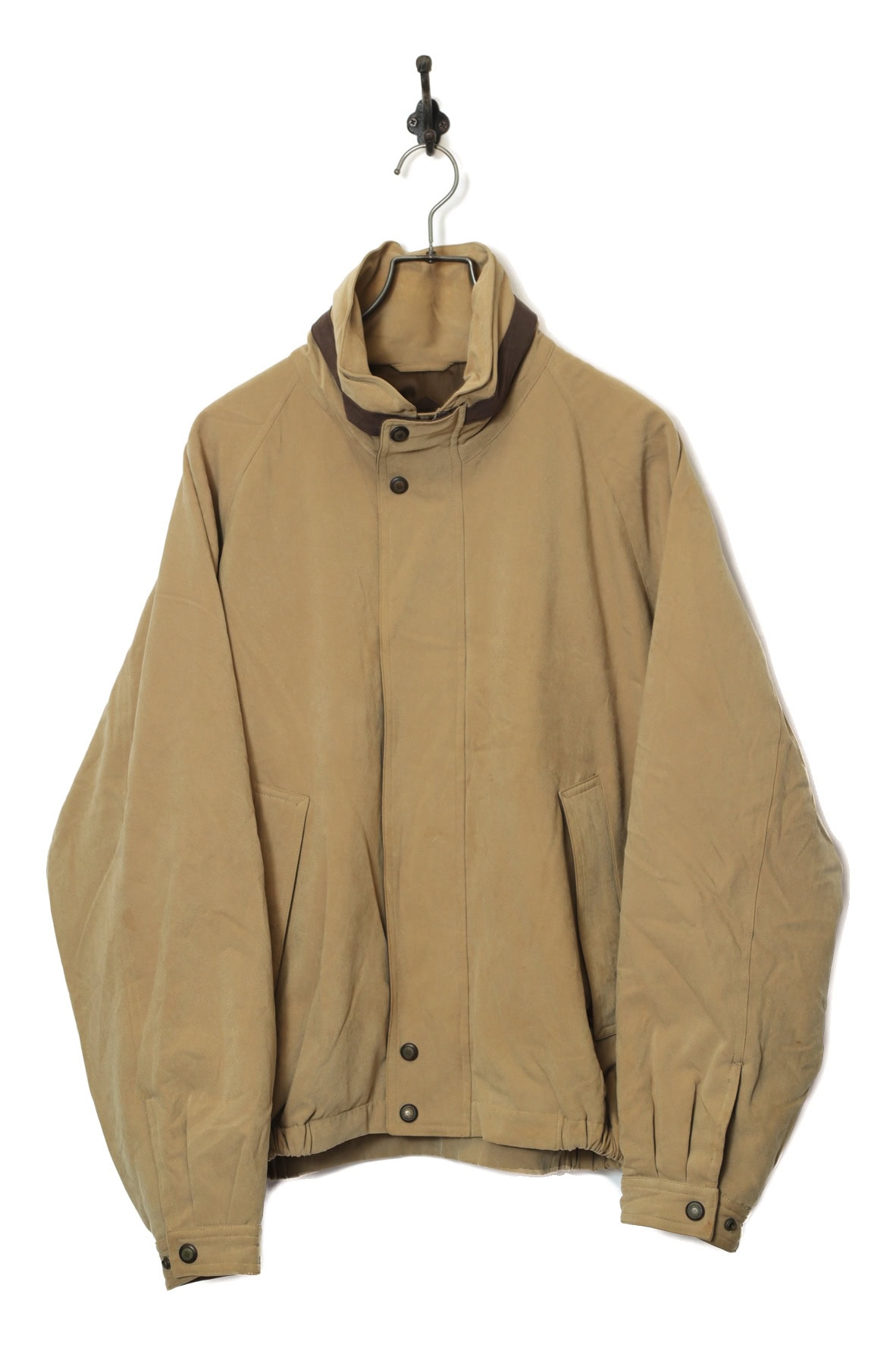 VINTAGE STAND COLLAR BOMBER JACKET/XL