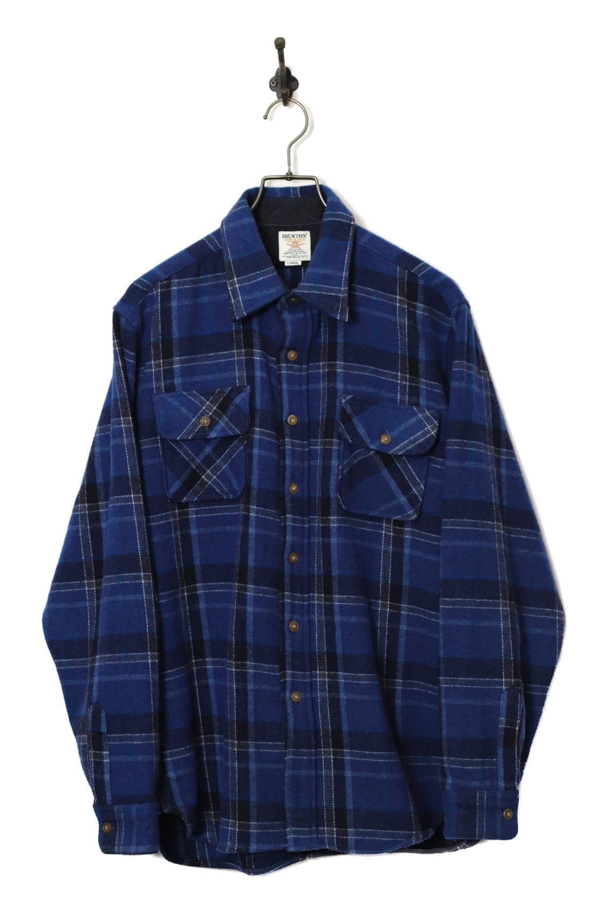 USED HOUSTON WOOLY CHECK SHIRT/L