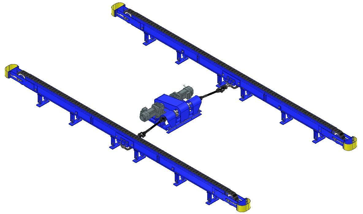 JERVIS B WEBB TRANSPORTE AUTOMATIZADO INDUSTRIAL MESAS DE TRANSFERENCIA