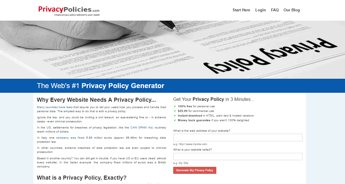 Privacy Policies