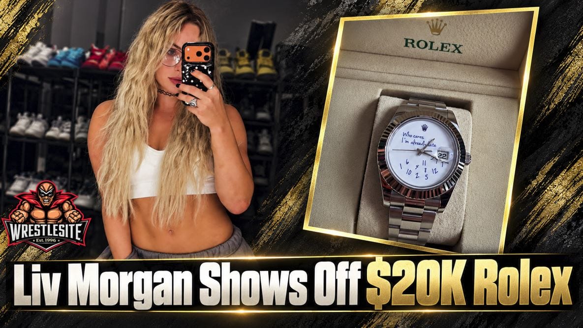 Liv Morgan displays a custom Rolex Datejust during Instagram recap while reigning as WWE Women's Champion