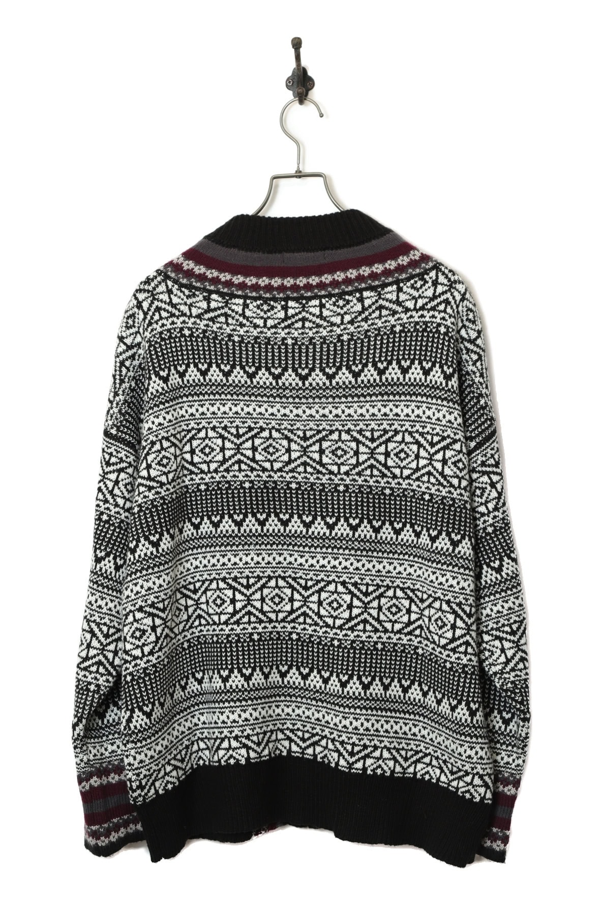 VINTAGE PATTERN CARDIGAN/XL - 画像 (6)
