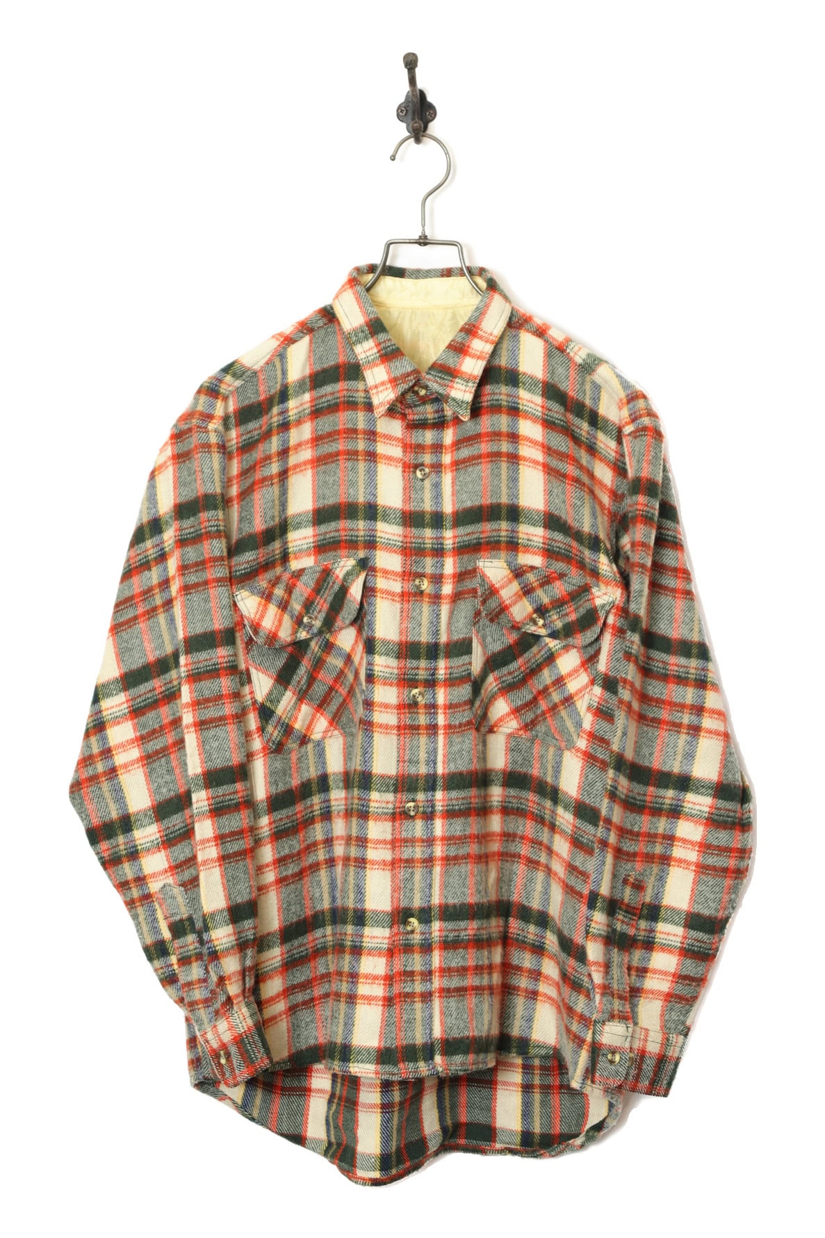 VINTAGE CHECK CPO JACKET/M