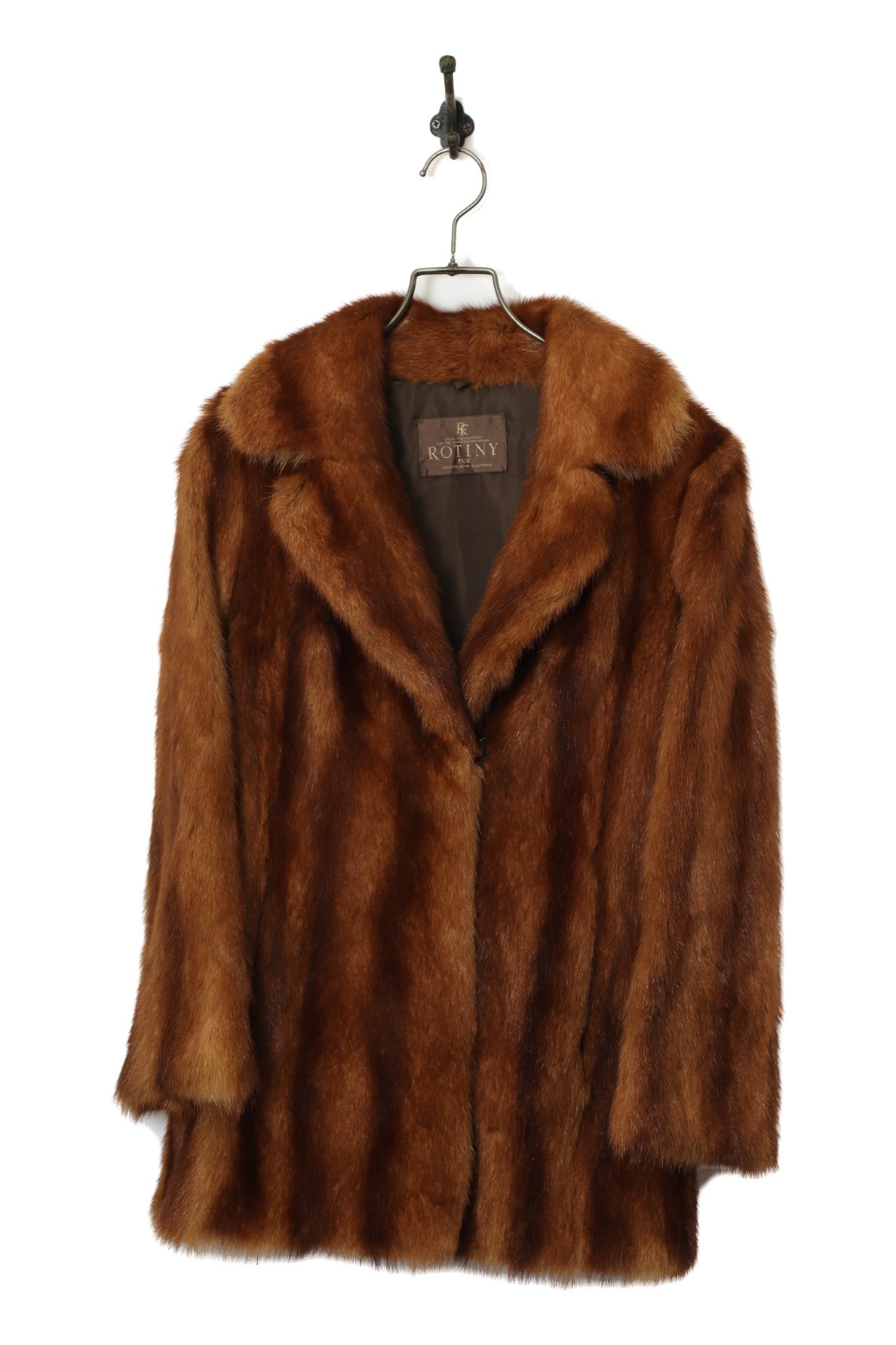 VINTAGE FUR COAT/L
