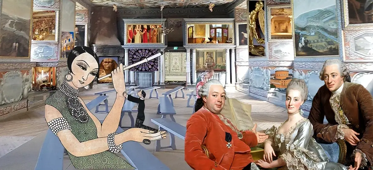 Stilhistoria påI Läckö slott.