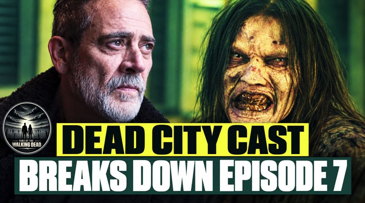Jeffrey Dean Morgan, Jimmi Simpson, and Aimee Garcia discuss filming The Walking Dead: Dead City Season 3 Episode 7