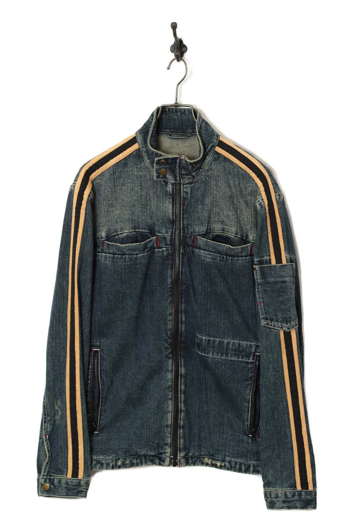 VINTAGE DENIM COVERALL JACKET/M