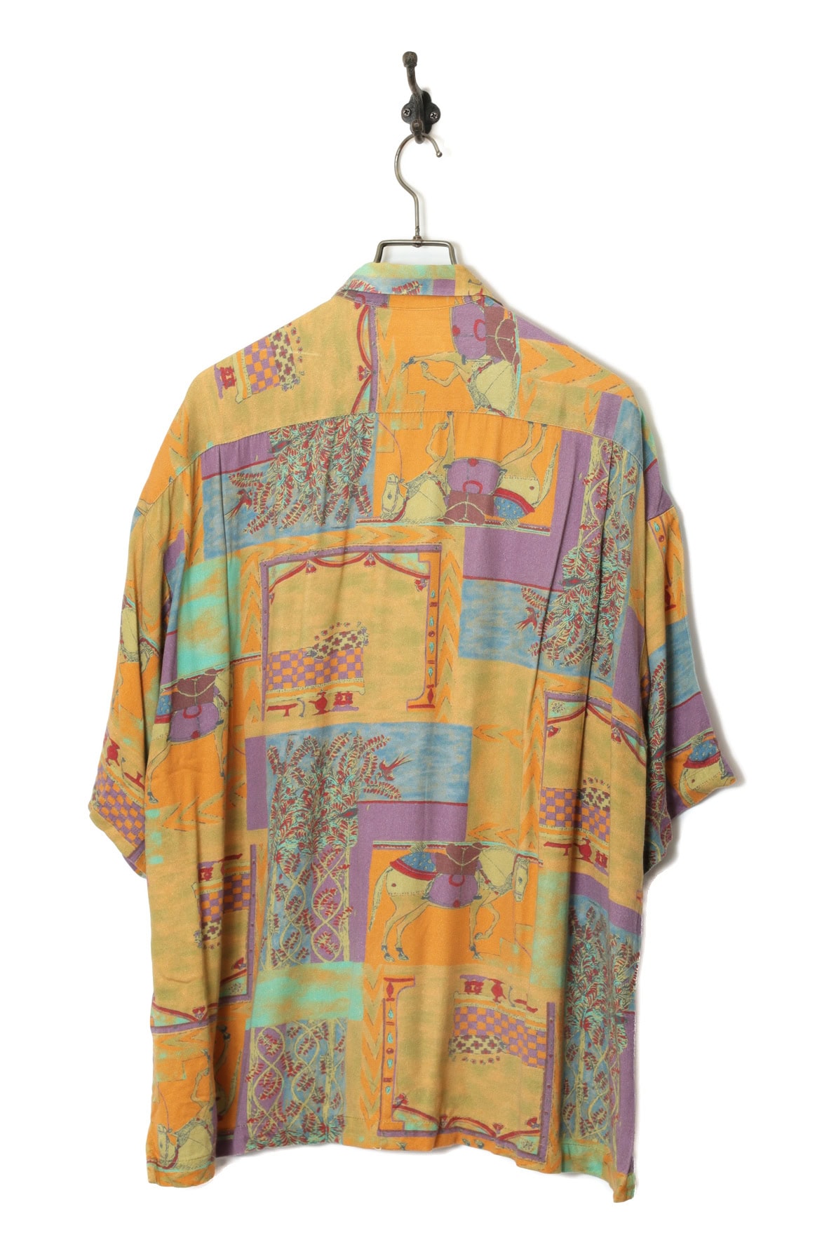 VINTAGE PATTERN PRINTED SHIRT/XL - 画像 (6)