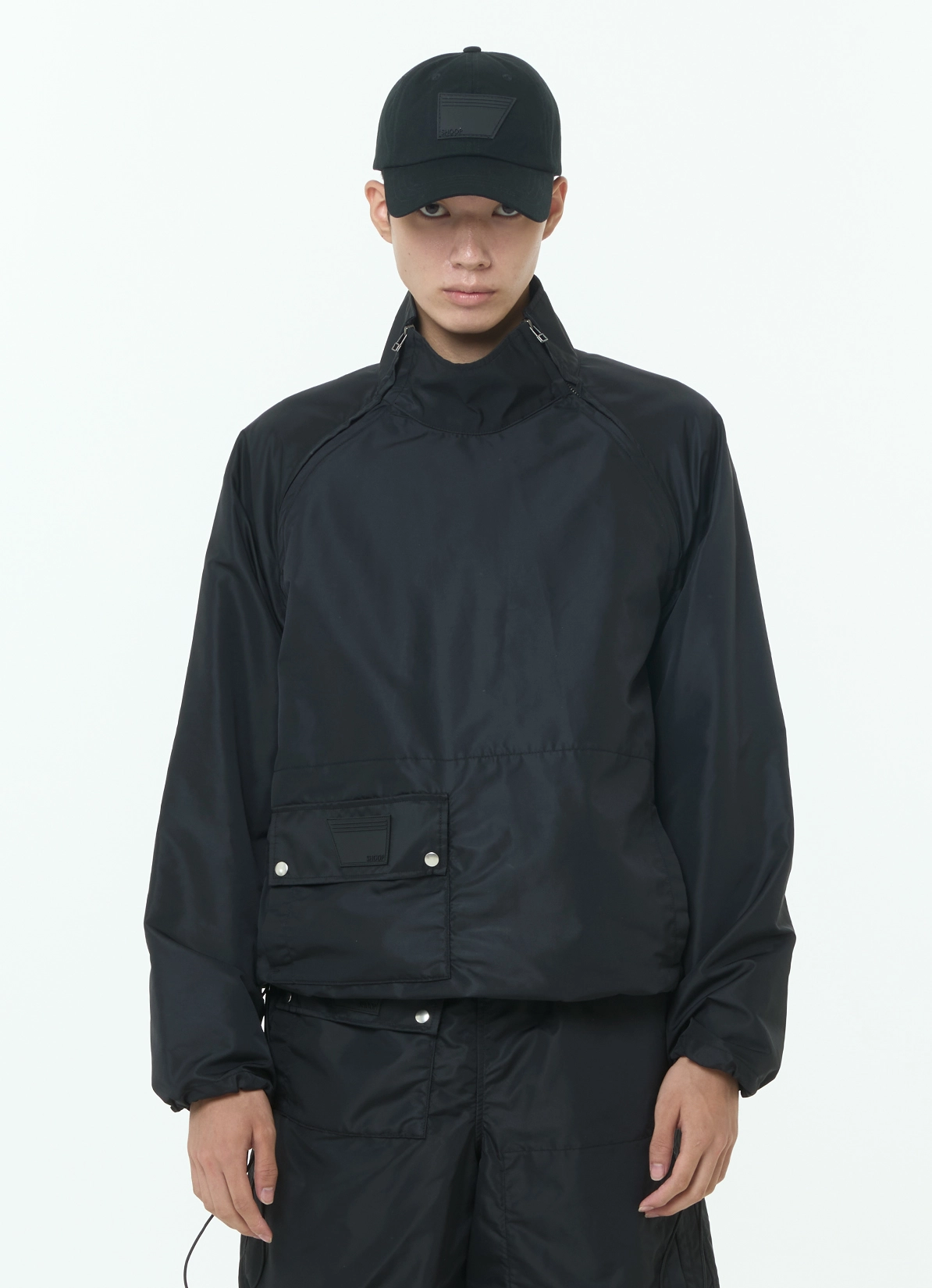 RAYMOND TROUSERS - STRIPES BLACK｜SHOOPウェア